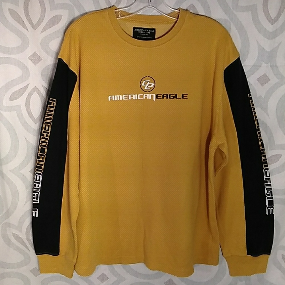 América Eagle T-SHIRT LONG SLEEVE Outfitters Size L